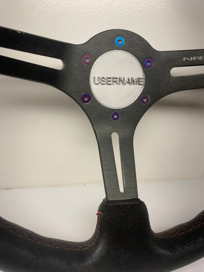 Custom Steering Wheel Emblem